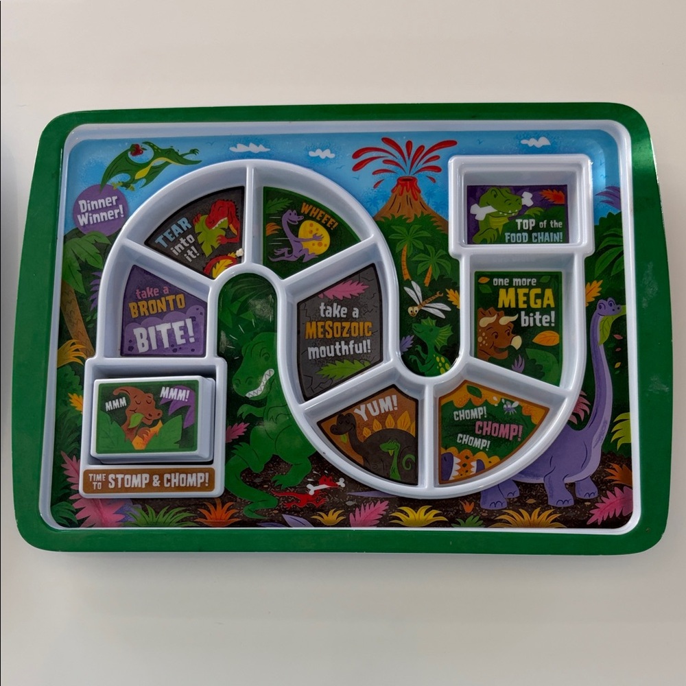 Dino Time - Dinner Winner Food Tray for kids and picky eaters